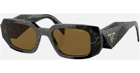 prada sunglasses black yellow